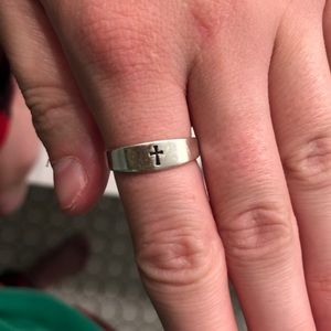 James Avery cross ring